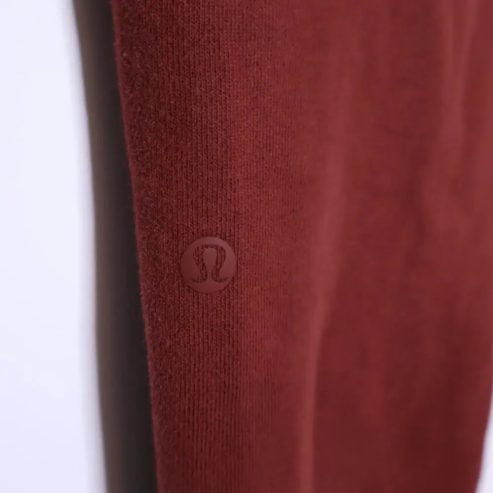 LULULEMON Scuba High-Rise Jogger Date Brown Cotton Terry Active Women's 4